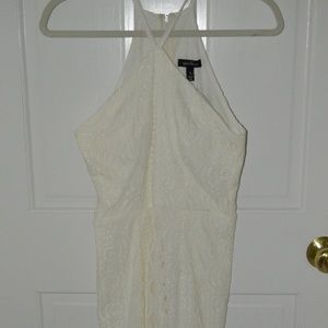 Off-White lace mini dress